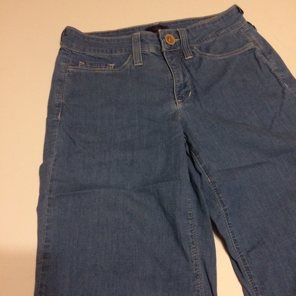 NYDJ Wide Leg Med Wash Jeans Lift Tuck Technology - Picture 5 of 8